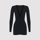 PEAR MINI DRESS IN BLACK