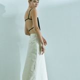 ALEXI LONG SKIRT IN BEIGE