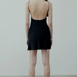 DAPHNE SILK DRESS IN BLACK